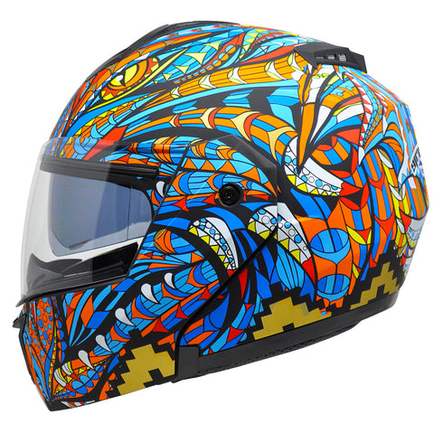 Casco Stealth Alebrije Azul